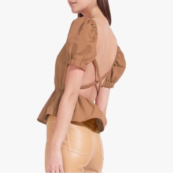 STAUD Maria Top In Poinsettia - Picture 2 of 4